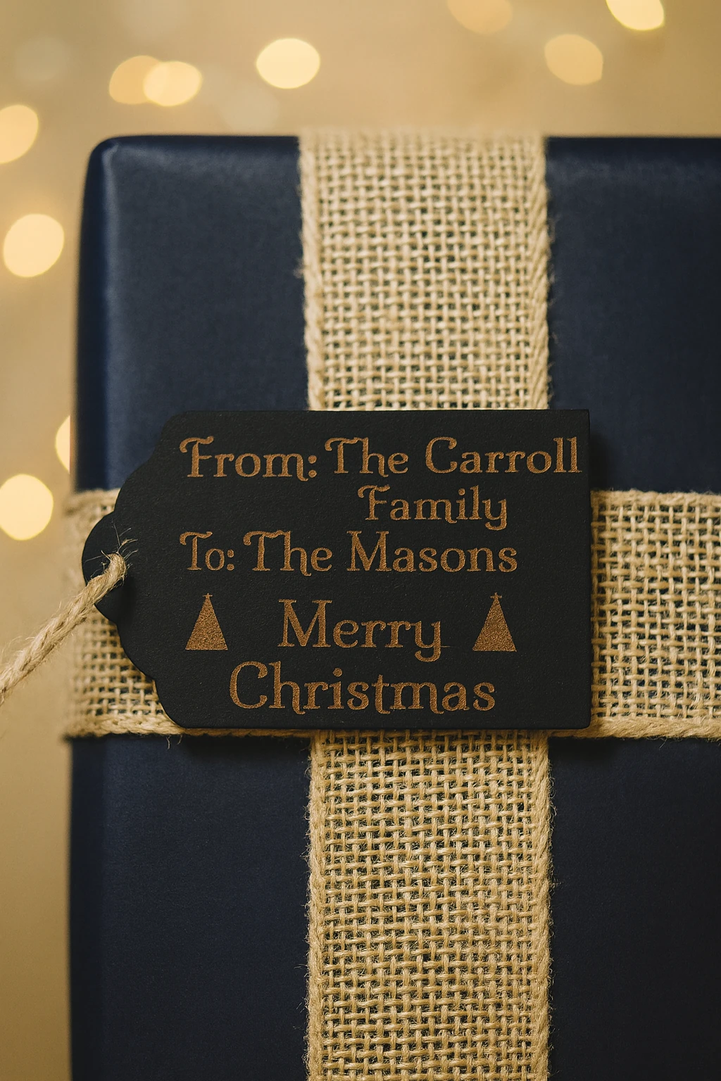 Custom Engraved Classic Wood Gift Tags - Set of 5 — shop laser engraved product