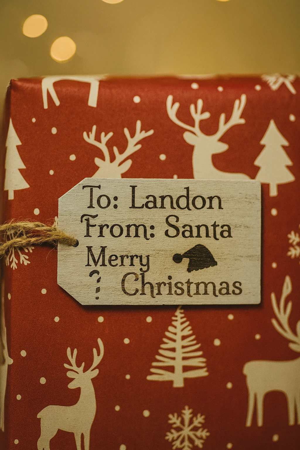 Custom Engraved Wood Gift Tags - Set of 5 — shop laser engraved product