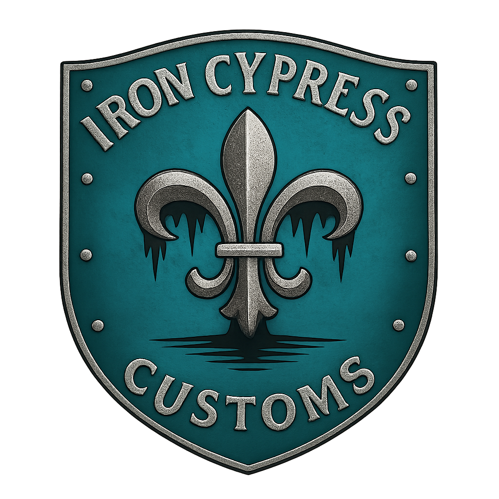 Iron Cypress Customs Logo