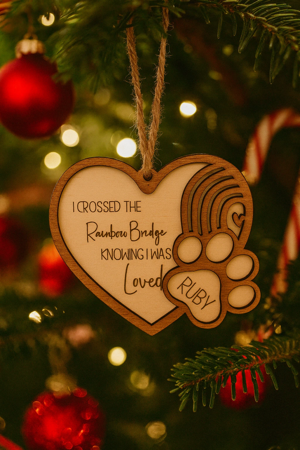 Custom Engraved Pet Memorial Ornament